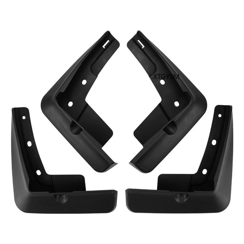 FOR Hyundai 10TH Sonata - Mud Flaps Splash Guards Car Accessories Black ABS Set of 4 Pieces for Fender Mudguard