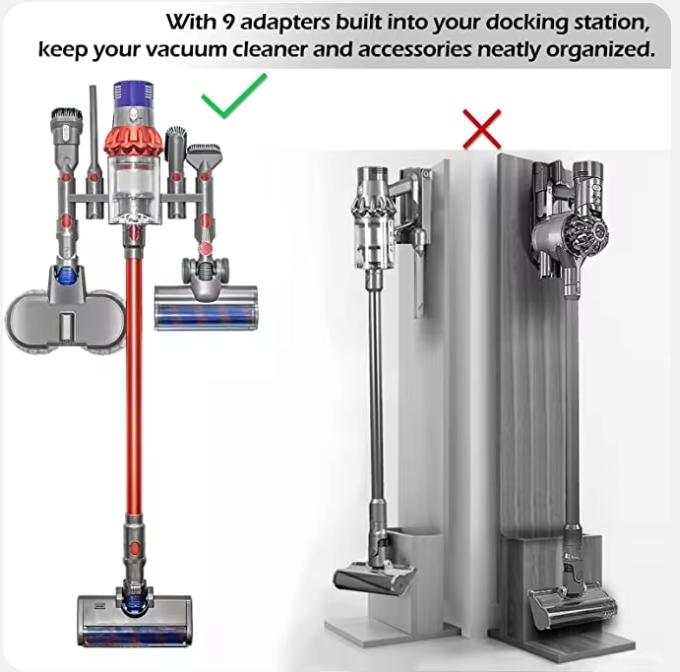 Nozzle Base Bracket Storage for Dyson V7 V8 V10 V11 V15 K9 Pylons Charger Hanger Base Brush Tool Equipment Shelf Vacuum Cleaner