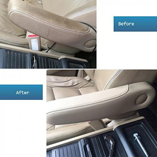 Odyssey Armrest Cover Replacement,Leather Seat Armrest Covers For 2005-2010 Honda Odyssey(Darker Gray)