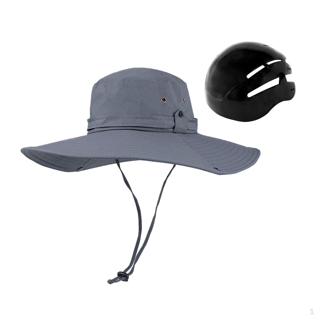 Gorra de Pescador Sombrero de Pesca para Adultos Resistente a Impactos Elegante con Protección Solar para Uso Diario