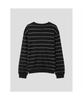 8SECONDS Striped Knit Pullover Black