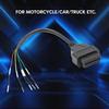 16pin Female Can Line Jumper Tester Connector Diagnostic Cable K+CAN Cable for Vehicles