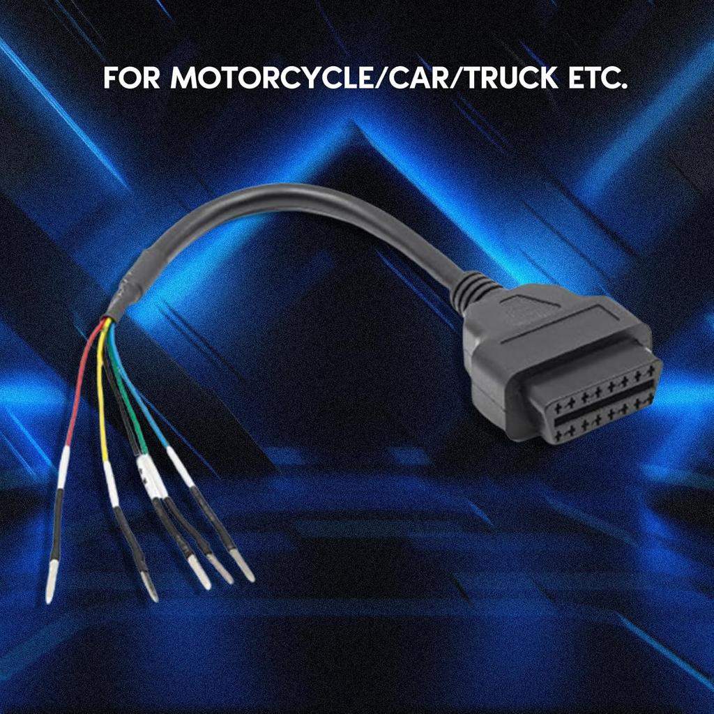 16pin Female Can Line Jumper Tester Connector Diagnostic Cable K+CAN Cable for Vehicles