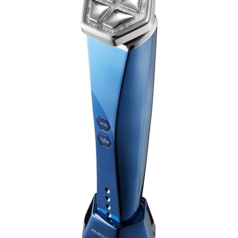 PEARLCARE Уход за кожей с жемчугом Глубокий синий Высокочастотное бьюти-устройство Горячий и холодный Гальванический массажер Домашний уход Уход за кожей Бьюти-устройство single type