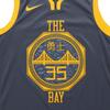Nike Maglia Swingman NBA City Edition Uomo Top Blu Grigio AJ4610-430