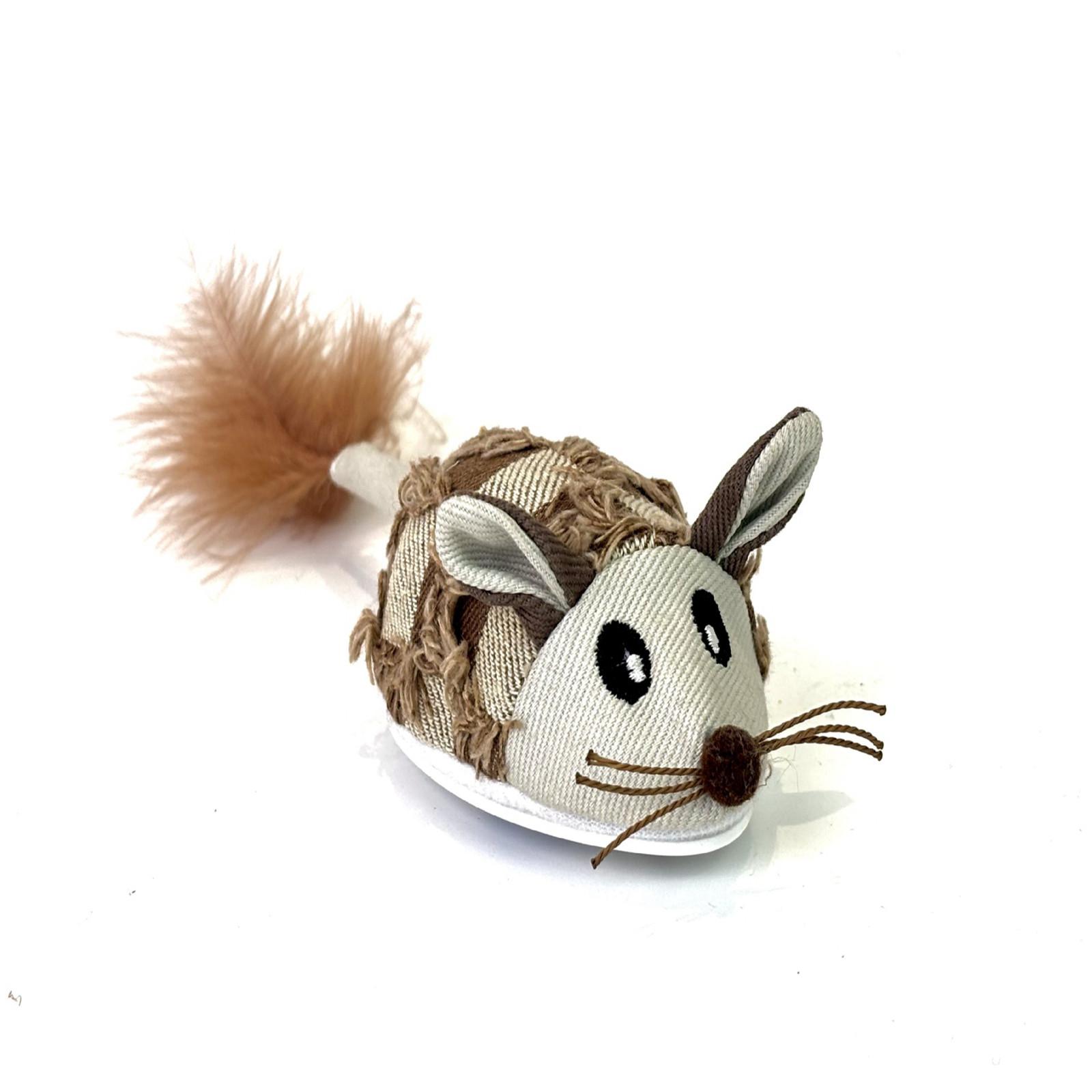 

Электрическая забавная кошка и мышь с вилянием хвостом, автоматическая имитация виляния хвостом, интерактивная игрушка для кошек от скуки и лая One Size