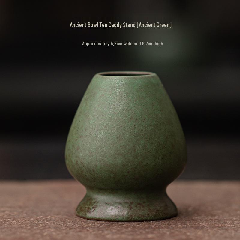 Song Dynasty Ceramic Matcha Set: Bowl, Whisk & Accessories