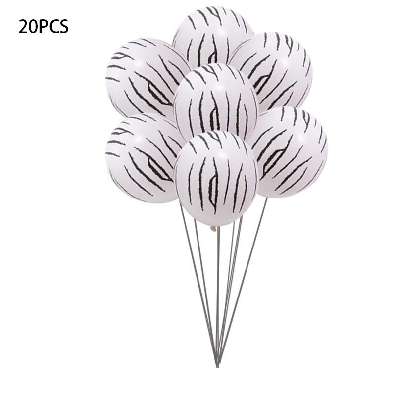 12 Inches Safari Theme Birthday Balloons Featuring Adorable Jungle Animal Designs For Festive Celebrations