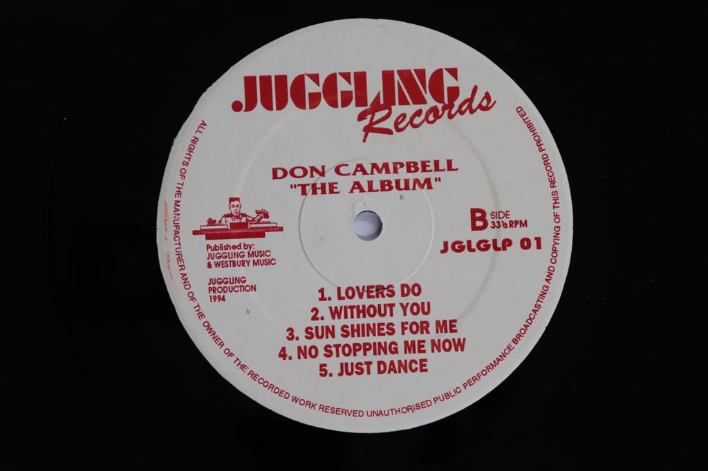 LP Record DON CAMPBELL - Album JGLGLP01 JUGGLING RECORD 1994 UK Reggae, Ska & Dub Used