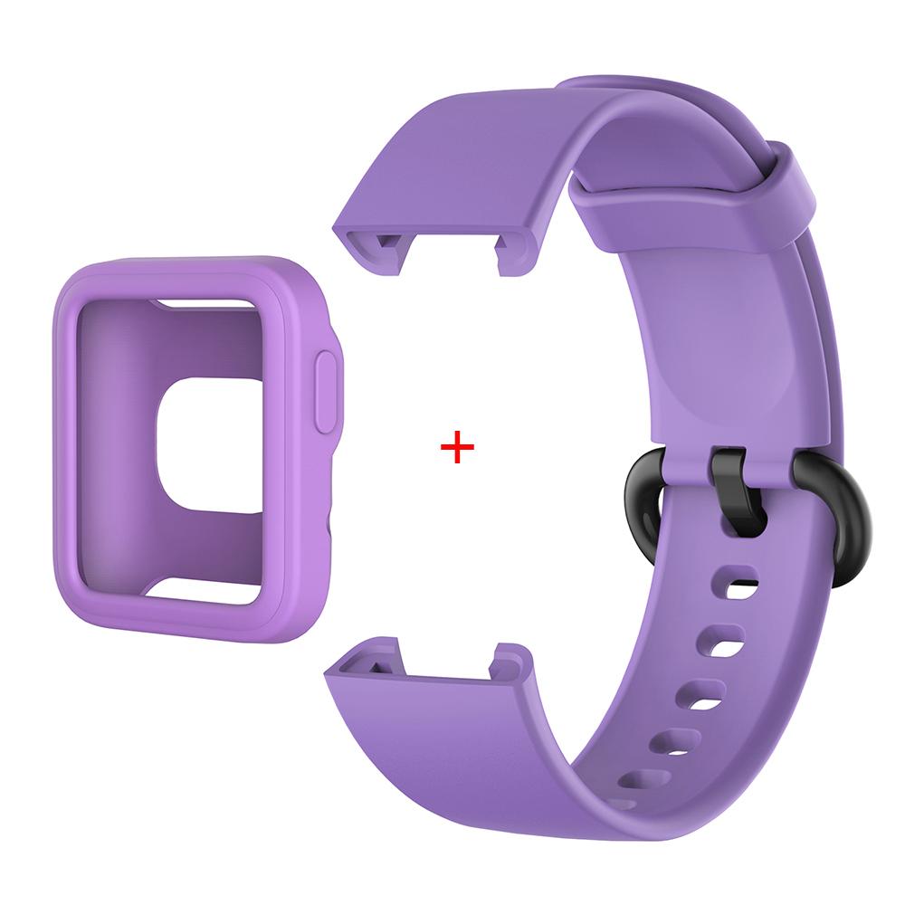 Silicone Strap For Xiaomi Mi Watch Lite Bracelet Wtistband for Redmi Watch 1 Watchband + Protective Case Shell
