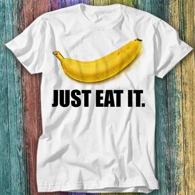 Banane Iss Sie Einfach Beleidigendes Witz T-Shirt Top Tee 562