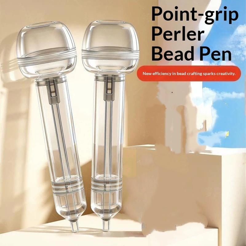 Automatic Bead Placement Pen Ergonomic Grip for Perler Fuse Beads DIY Crafts Home Art Activity Gift for Kids