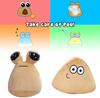 Pou Alien Kuscheltier 22cm Cartoon Anime Stofftier Haustier für Kinder, Schlafzimmerdekoration, Geburtstags-Weihnachtsgeschenk für Jungen Mädchen Fans