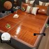 2026 Bamboo Cooling Mat: Free Shipping, Foldable, Double-Sided Straw Mat for Dorms and Singles