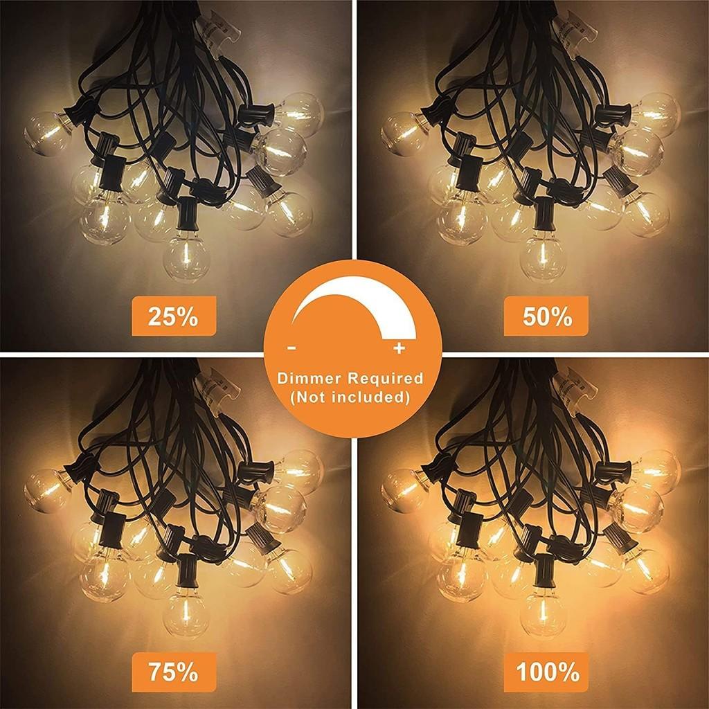 Led String Lights Outdoor Waterproof European American Voltage For Festive Decor