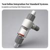 External CO2 Disperser | High Gas Dissolution, SpaceSaving, Inline disperser, for Planted Tanks