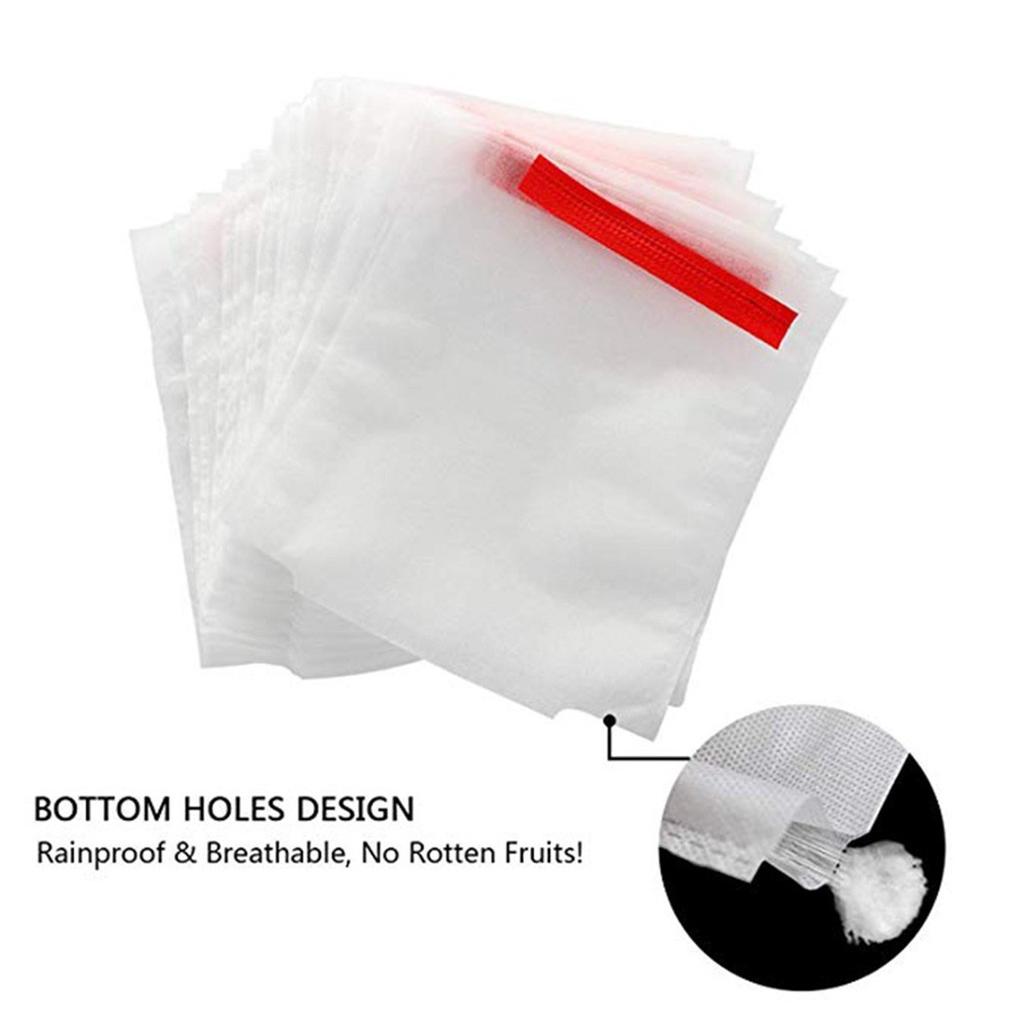 50PCS Garden Plant Fruit Cover Protect Net Mesh Bag Against Ct Bird