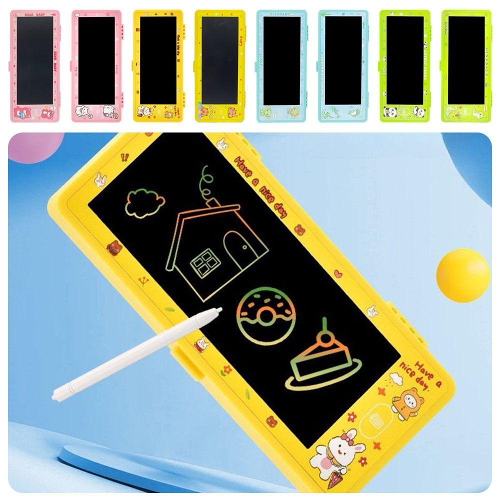 with LCD Screen Pencil Case Handwriting Stationery Organizer Cartoon Pen Box  Gift