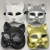 Cats Mask Half Face Mask Masquerade Mask Carnival Mask Halloween Costume Mask Dress Up Mask for Party