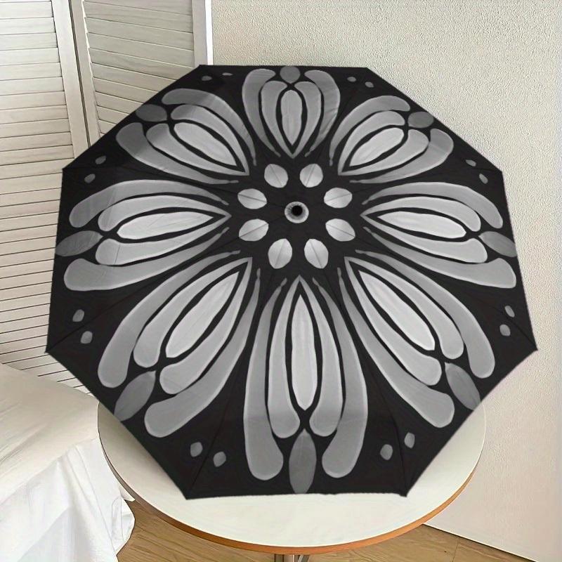 1pc Flower Pattern Themed Umbrella -Home Travel Portable Outdoor Accessories, Multi-functional Umbrella Gift081622