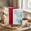 10Pcs/Set Folding Mother's Day Greeting Card Elegant Holiday Card Thank You Card  Invitations Cards