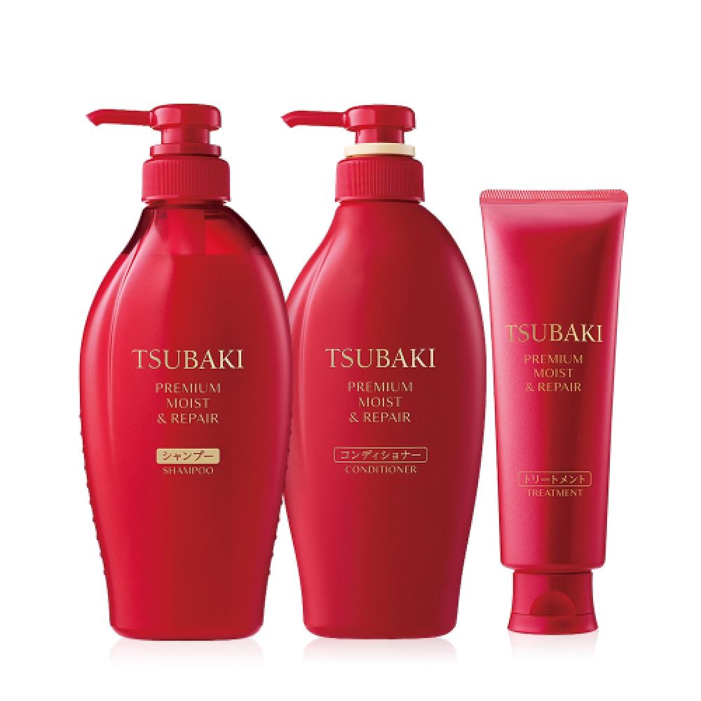 

Tsubaki New Premium Moist Repair Set 3 Types FREE