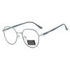 Retro Round Frame Anti Blue Light Glasses Stylish Large Frame Simple and Versatile Glasses Comfortable Fit Suitable for Students