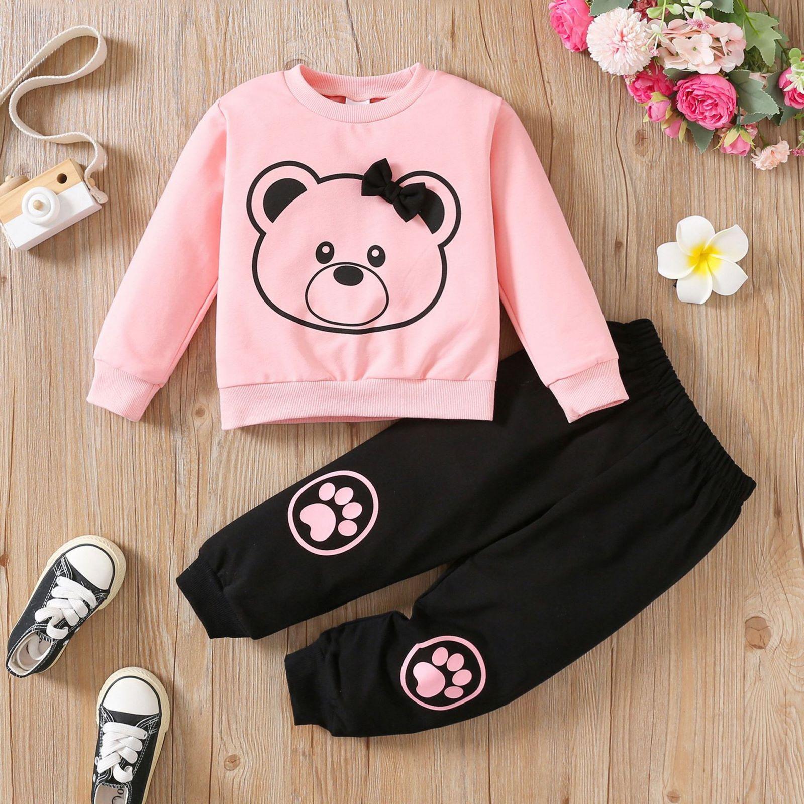 

Детский минималистичный наряд 6Y розовый