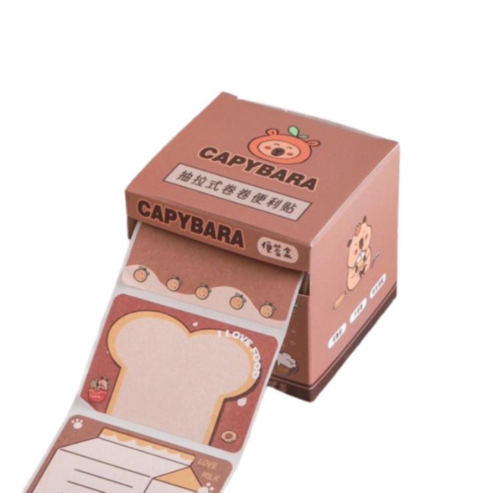 

Креативные стикеры-капибары Кавайные мультяшные блокноты INS Выдвижные стикеры Офисное украшение Style 1