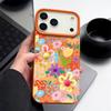 Artistic Full-Cover Gradient Floral Pattern Flexible Shockproof TPU Case for iPhone 17 Pro Max Air 16e 16 15 14 13