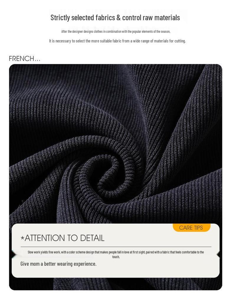 Autumn Casual Two-Piece Set for Middle-Aged Women - Plus Size Fashionable Sportswear