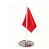 Putting Cup with Flag Putting Training Hole Triangle Flag Practice Accessories for Indoor Outdoor Red Flag Stainless