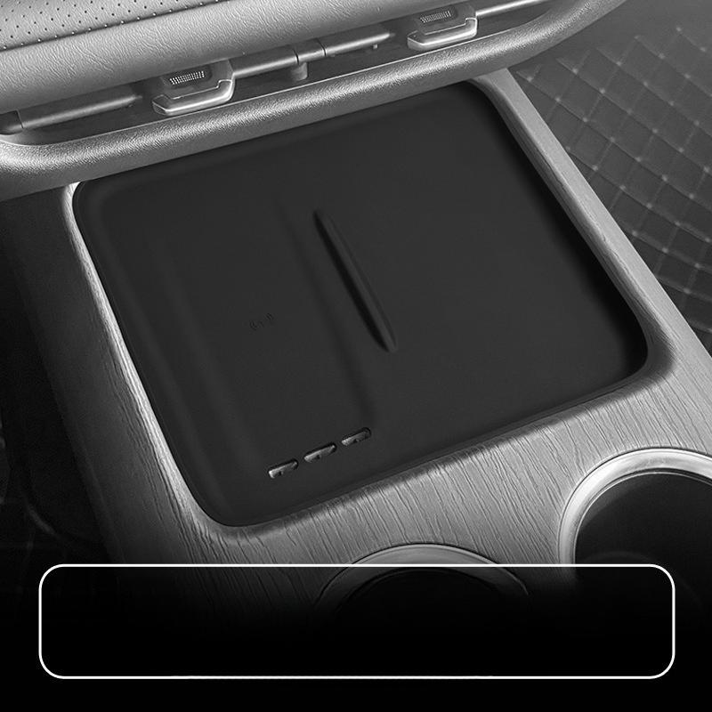 For Chang'an CS75 PLUS Central Control Wireless Charging Silicone Rubber Non-slip Mat For Automobiles Modified Accessories