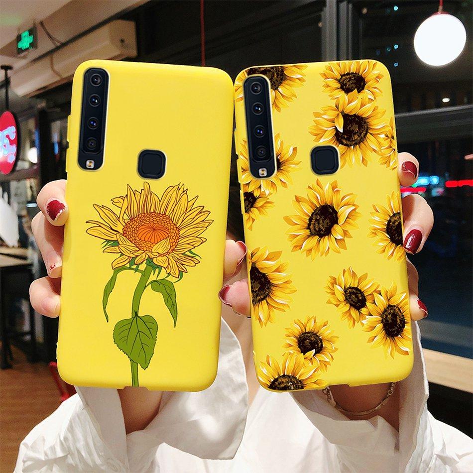 Flower Phone Case For Samsung A9 2018 A920 SM-A920F Back Cover Silicone Painted Soft Fundas for Samsung Galaxy A9 A 9 2018 Cases