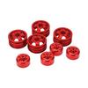 RC Wheel Rim Hub Aluminum Alloy for WPL Fj40 C14 C24 B14 B24 B16 B36 1 16 Model VehiclesSilver