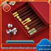 Premium Sandalwood Chopsticks - High-Temp Resistant, Non-Slip, Unpainted & Unwaxed, Mold-Proof, Chinese Style for Home Use