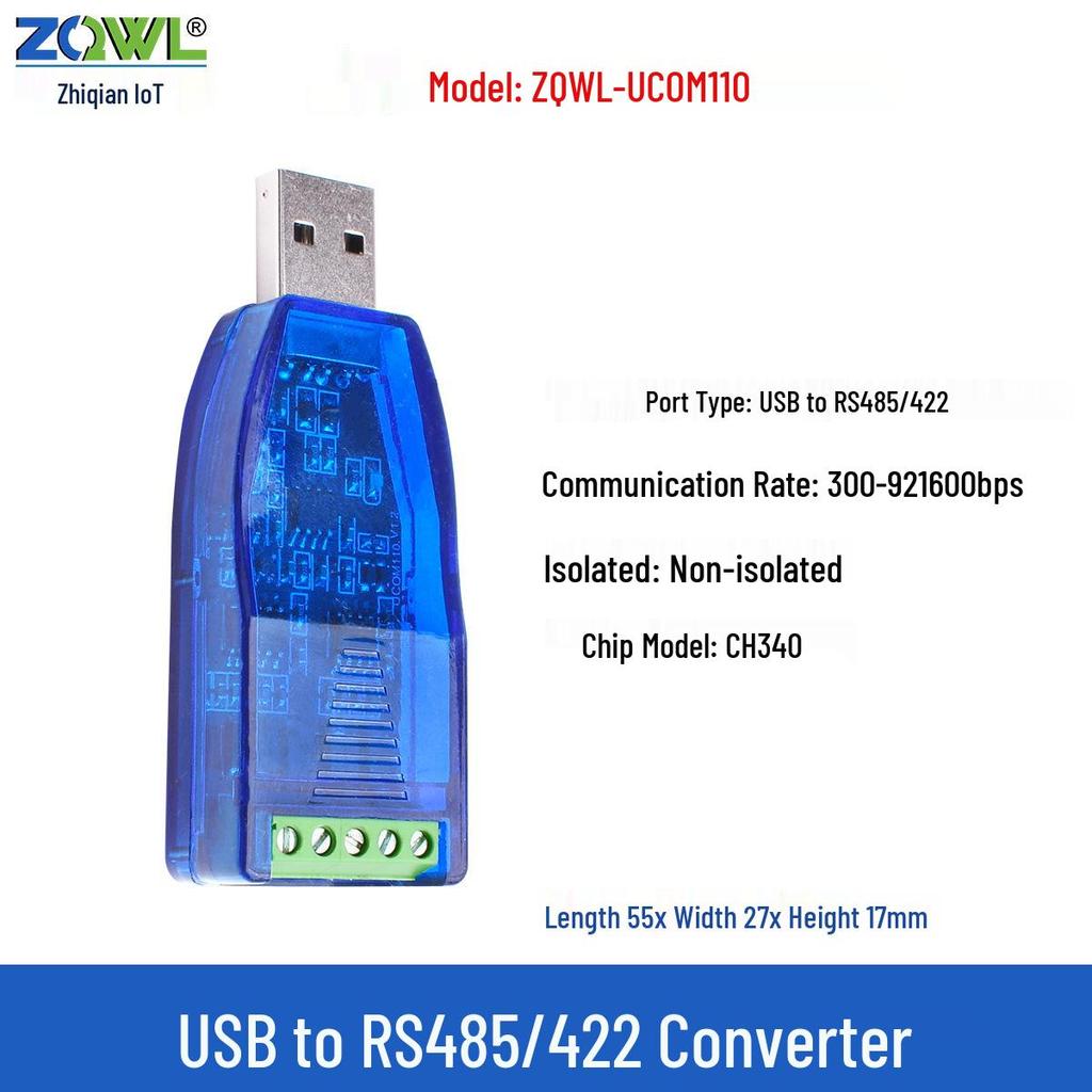 FTDI Smart IoT USB To RS485/232/422 Serial Converter with Photoelectric Isolation