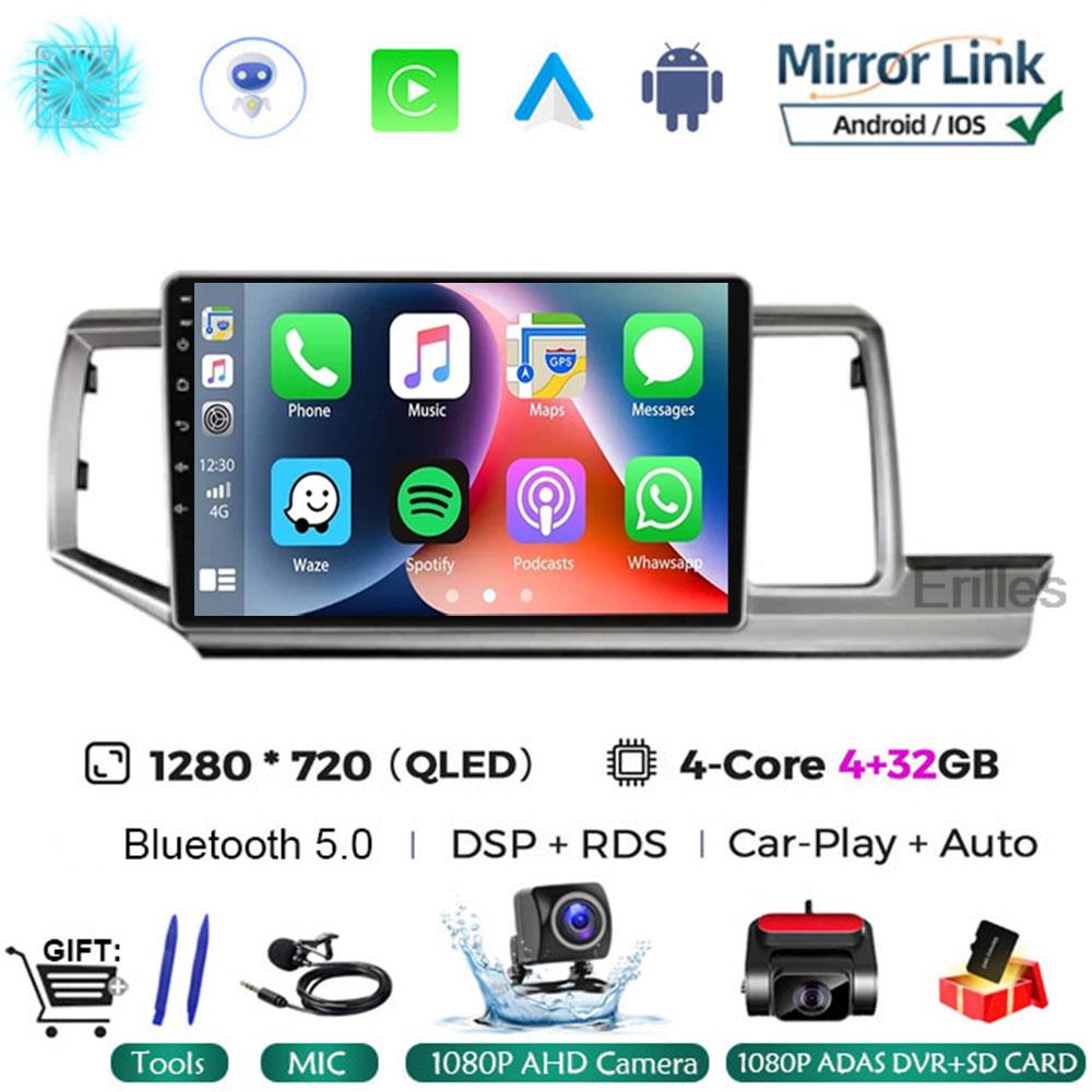 Android 14 Navigation NO 2DIN Carplay Auto Head Unit Screen For Honda Stepwgn 2009 - 2015 Radio Stereo Multimedia Car Player GPS