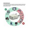 6 Pcs Us To Eu Eu Adapter Adapter Socket