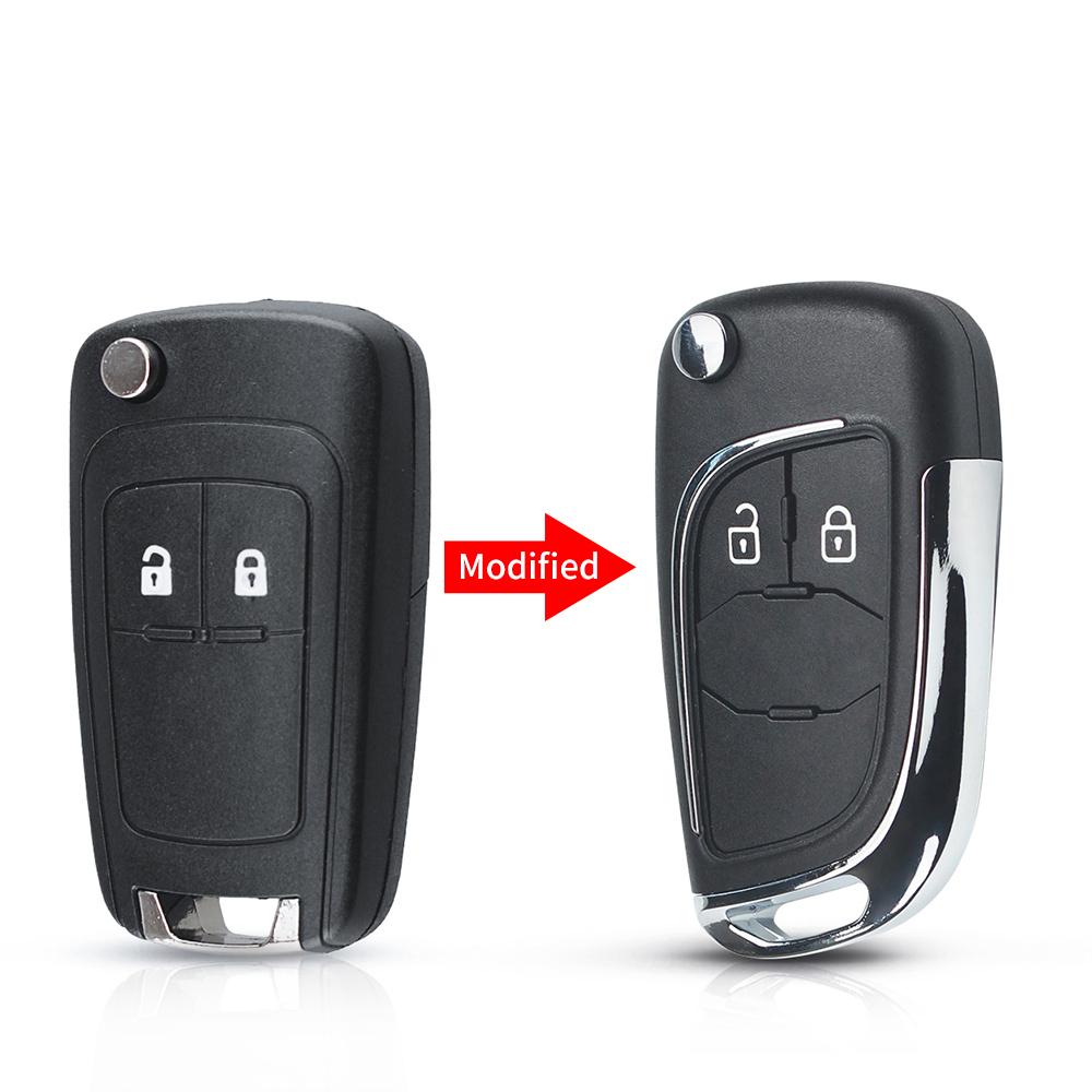 Modified Folding Remote Car Key Shell For Chevrolet Cruze Epica Lova Camaro For Opel Vauxhall Insignia Astra Mokka For Buick