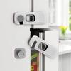 Child Safety Refrigerator Lock 1/3/5PCS Strong Adhesive Cabinet Lock Reusable Fridge Latch for Toddlers Kitchen Use