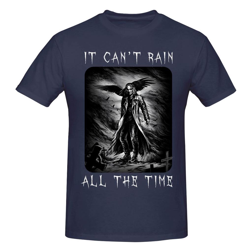 Divertente Eric Draven Non Può Piovere Per Sempre Maglietta Stampata Unisex Maglietta Unisex Sport Unisex
