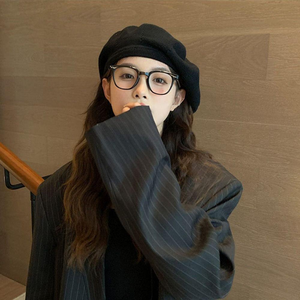 Keep Warm Painter Caps Elastic Artist Hat Vintage British Beanie Hat  Autumn