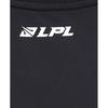 Li Ning Electronic Sports Series EDG Team Classic Comfortable Letter Print Fitted Short Sleeve T-Shirt Unisex T-Shirts Black ATSU671-1