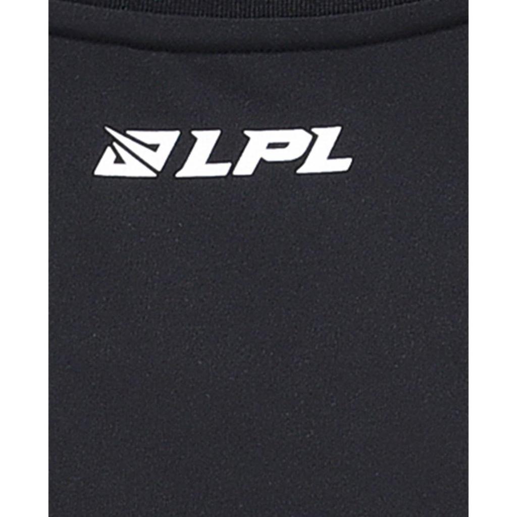 Li Ning Electronic Sports Series EDG Team Classic Comfortable Letter Print Fitted Short Sleeve T-Shirt Unisex T-Shirts Black ATSU671-1