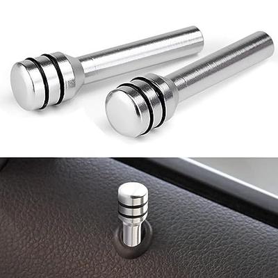 2pcs Car Door Lock Pin Door Lock Status Button Inner Door Lock Pull Pin