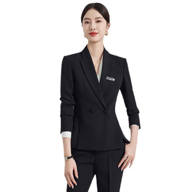 Women's Elegant High-End Suit Set for Formal Interviews and Events