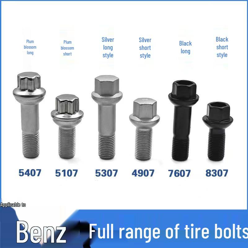 Kompatibilné skrutky kolies pre Mercedes-Benz A/B/C/E/S/G/GLK/R/GL/ML triedu (A0009908307)