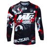 3D Printed Men's Motorcycle Riding T-shirt Autumn Long Sleeved Mountain Bike Sportswear Loose and Breathable Tops