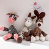 Manufacturer Cute Cartoon Donkey Squeaky Dog Toy Indestructible Plush Pet Toy Bite-Resistant Cotton Rope Luxury Style